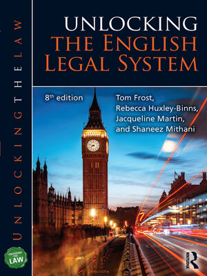 cover image of Unlocking the English Legal System